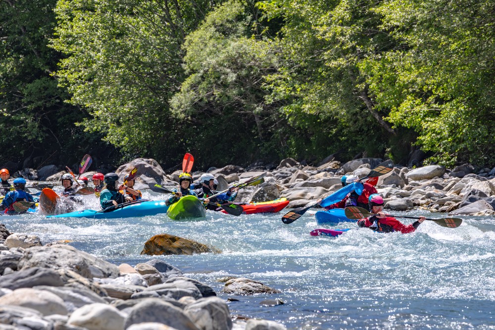 Der Glenner ist mit der Ruinaulta ein Paradies für Paddler:innen (Fotografin: Susanne Polap)