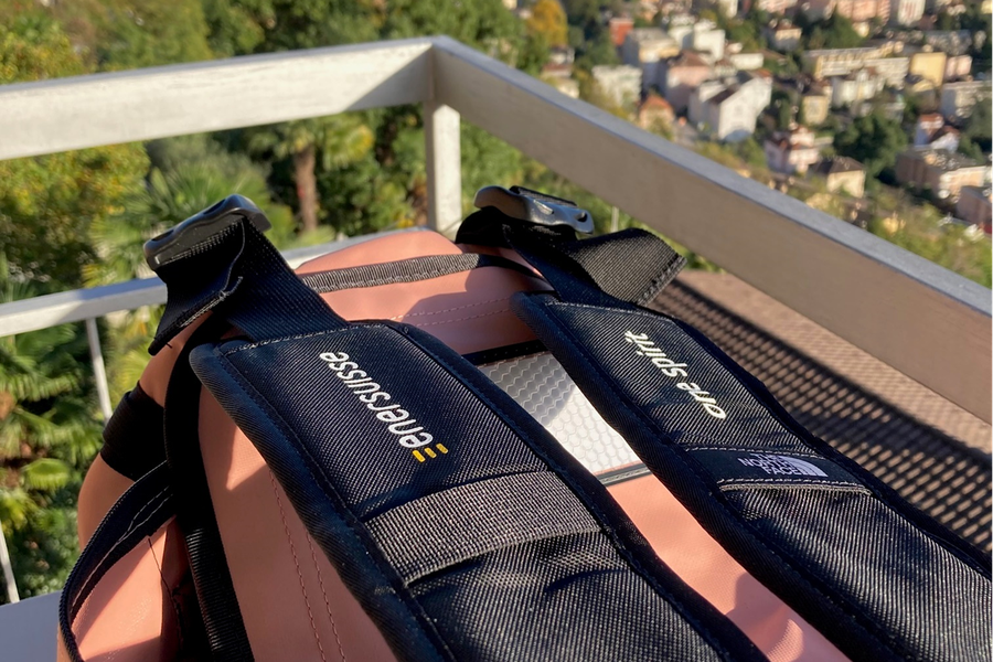 Wer mitmacht, erhält einen eigens gebrandeten Dufflebag von The North Face