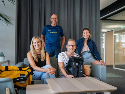 Das enerfit-Team: Ariane Lüscher, Elmar Schaub, Sandro Kaufmann, Martina Kutter