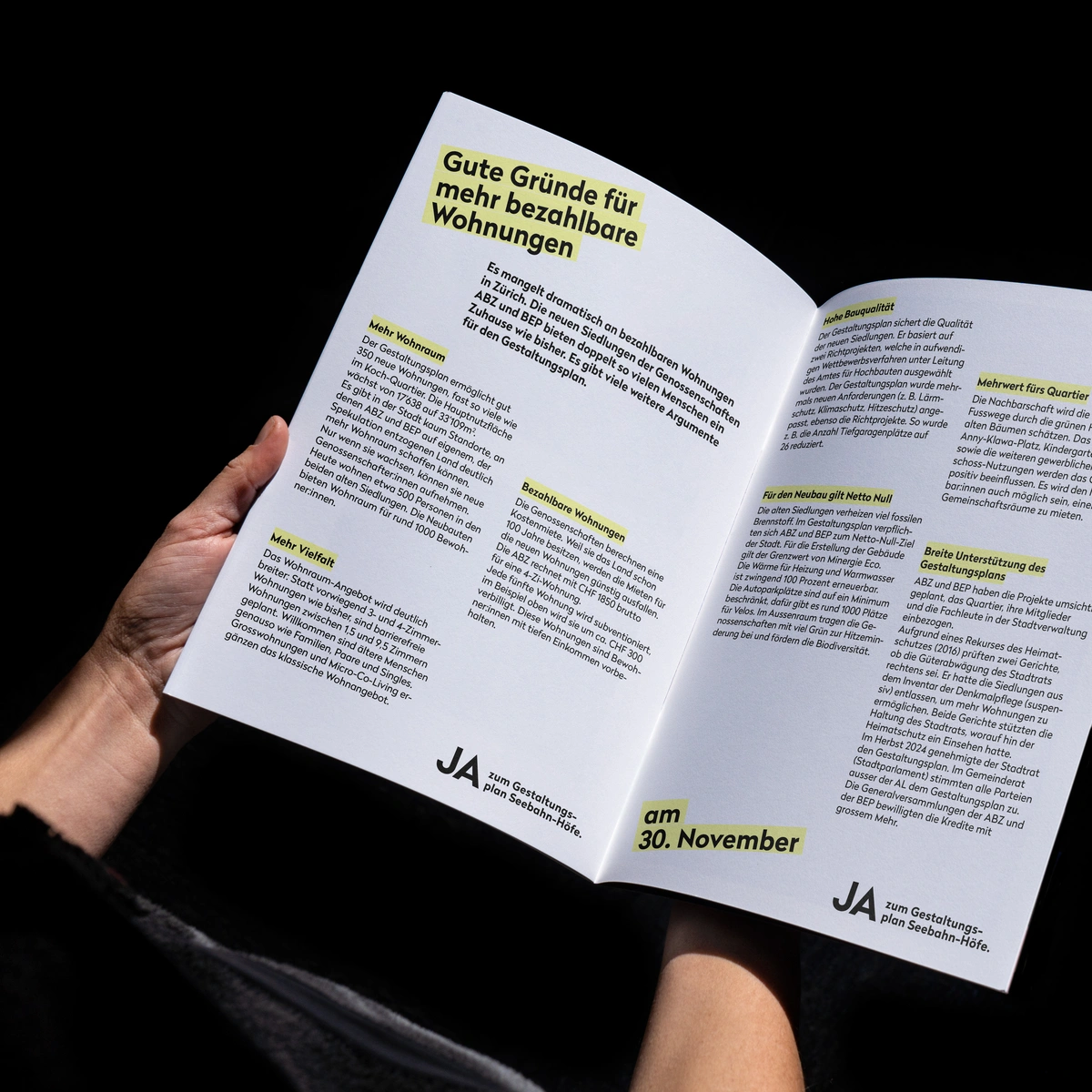 Argumentarium für den Gestaltungsplan Seebahn-Höfe «Mehr bezahlbare Wohnungen»