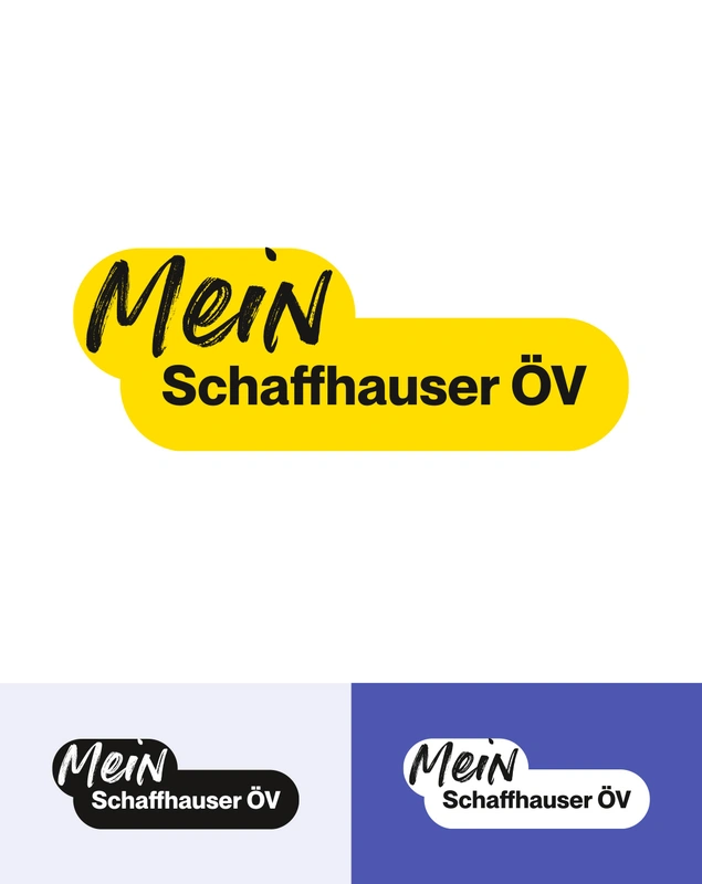gelbes Logo vom Öv Schaffhausen