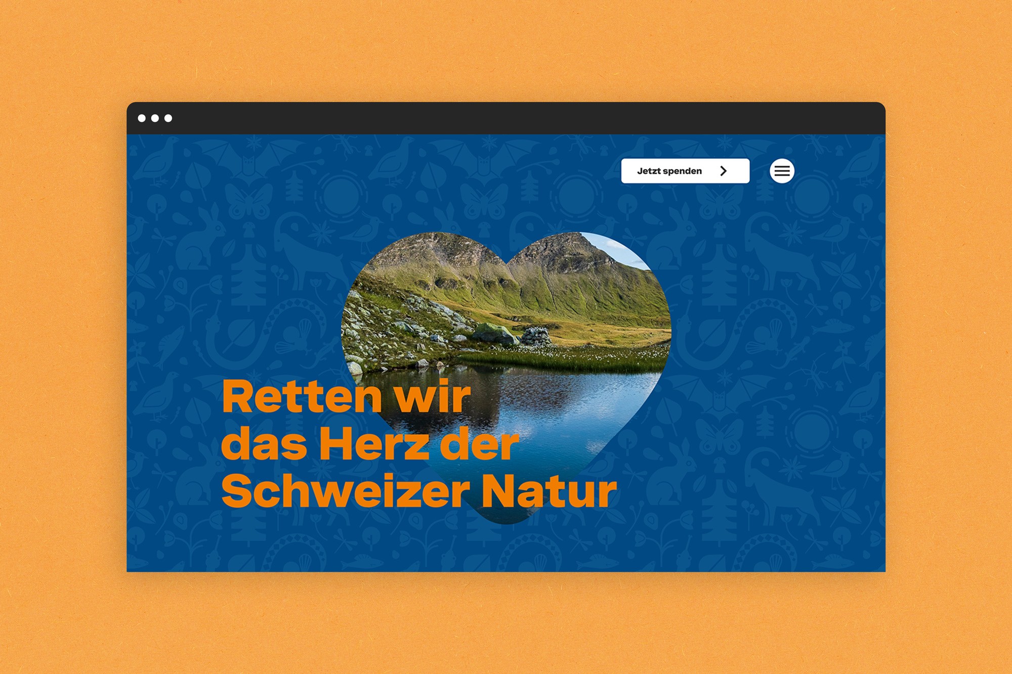 WWF Schweiz Biotopschutz Webseite Startseite