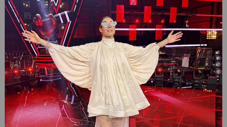 Bernarda Brunovic an ihrem Auftritt bei The Voice