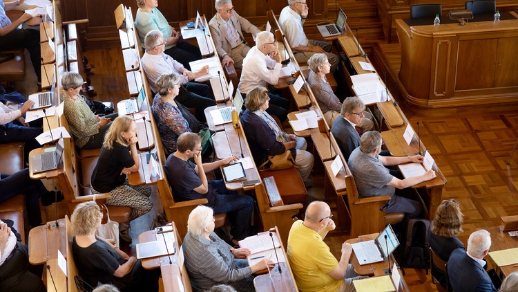 Blick auf die Synode der Katholischen Kirche im Kanton Zürich.