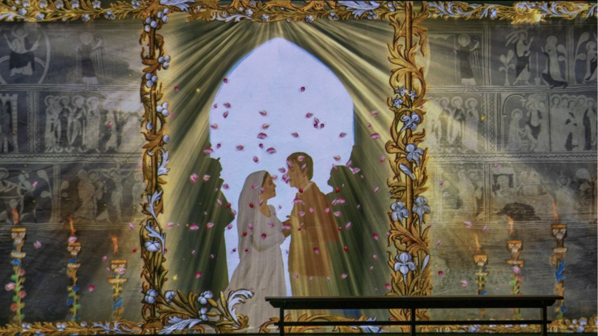Hochzeitsbild von Dorothea Wyss und Niklaus von Flüe