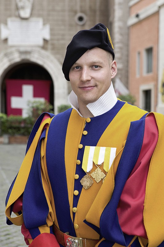 Schweizergardist Dominic Bergamin