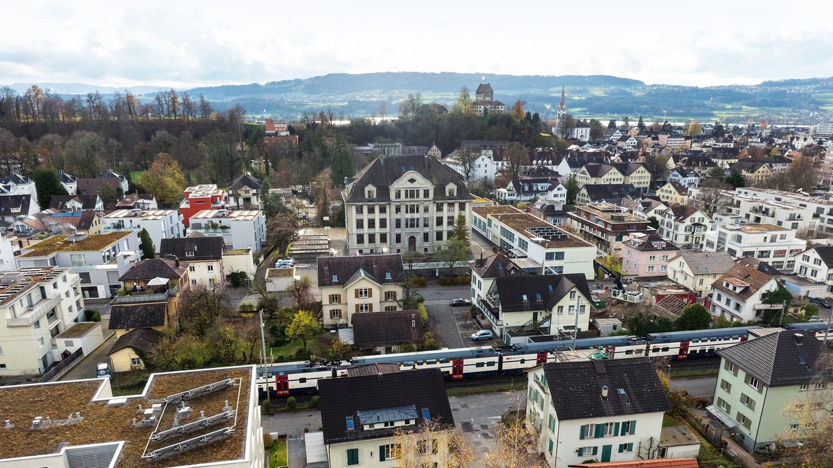 Blick vom Kirchturm Richtung Zürichsee