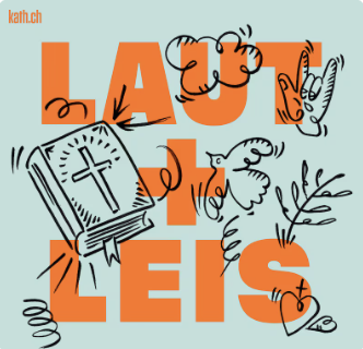 Logo Podcast «Laut + Leis»
