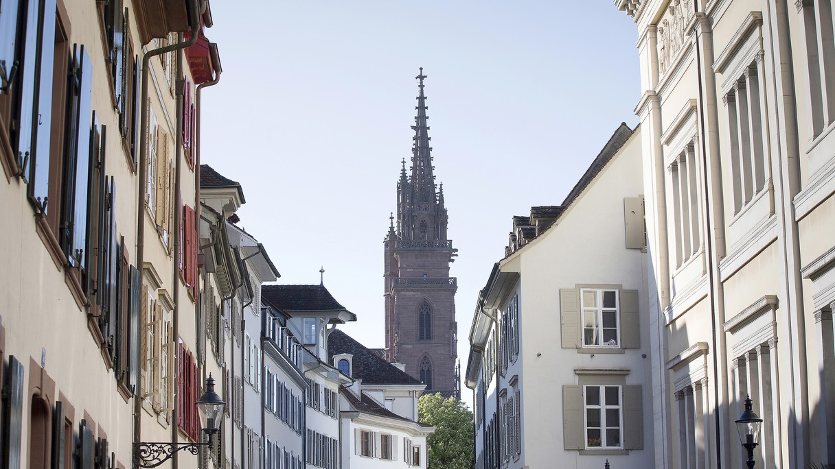 Blick auf das Basler Münster