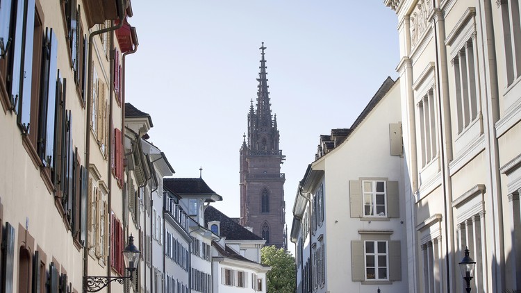 Blick auf das Basler Münster