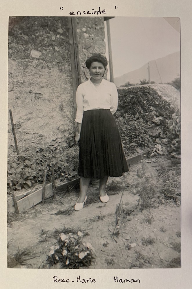 Photographie de la mère de Marité (date inconnue).