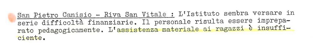 Rapporto sui risultati dell’indagine