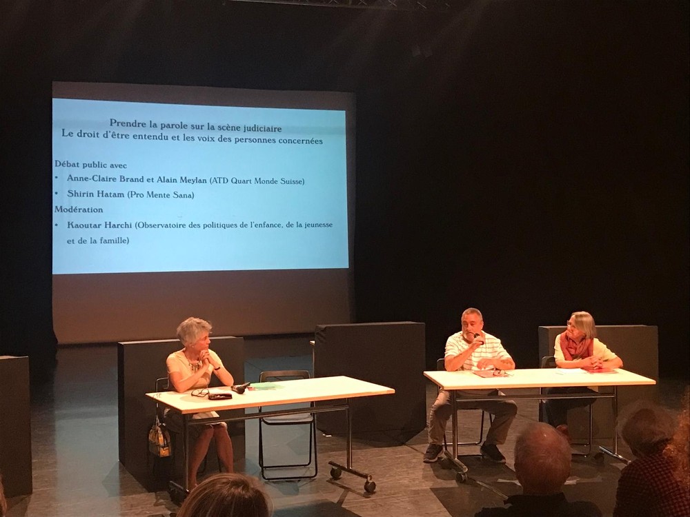 Alain Meylan lors d’une table ronde