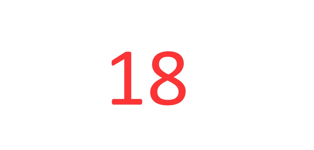 Zahl 18