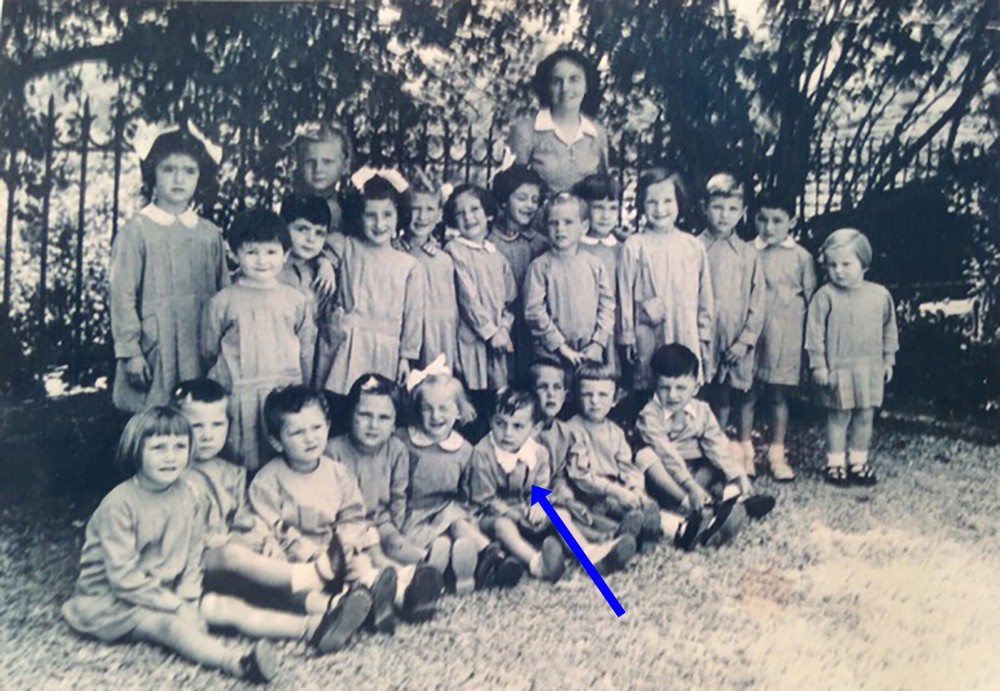 Kindergartenfoto mit Sergio Devecchi