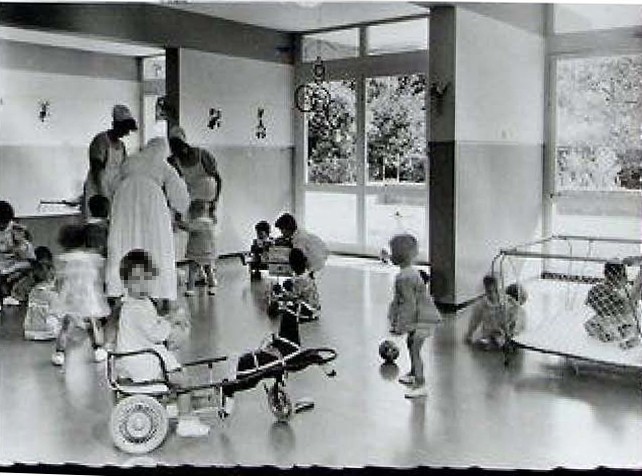 Fotografia della sala giochi della Casa dei bambini San Marco a Bellinzona