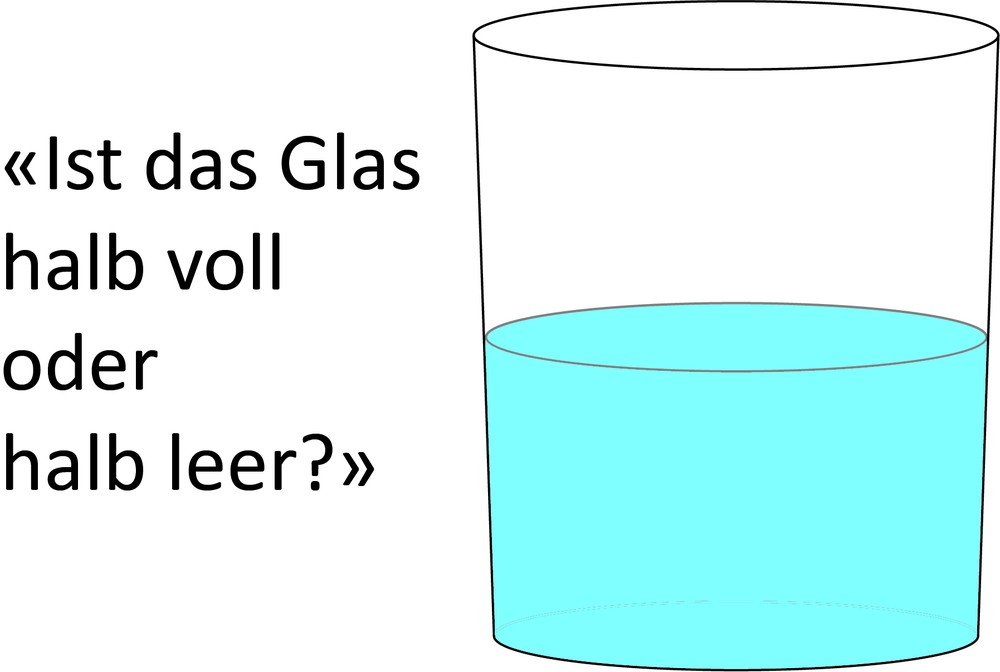 Halbvolles Glas