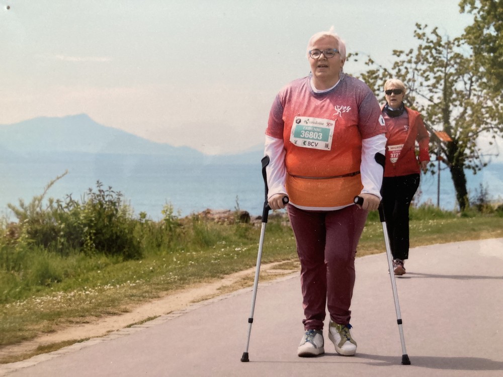 Participation de Fabienne au marathon de Lausanne, le 27 octobre 2024.