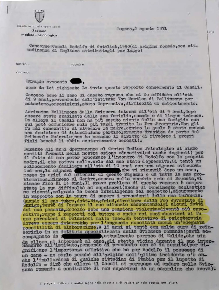 Il rapporto con il passato