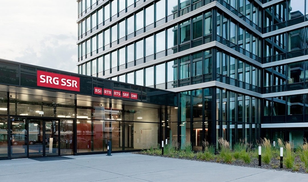 Foto des SRG Geäudes an der Giacomettistrasse in Bern