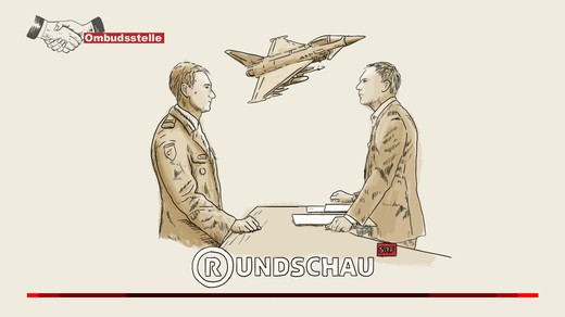 Bild von Ombudsfall: Pointierte «Rundschau» zu Kampfjets