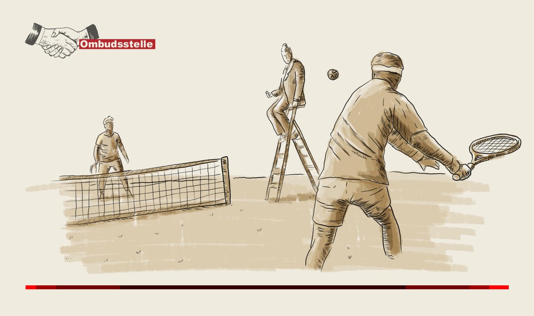 Bild von Ombudsfall: Tennis-Match bei Federers