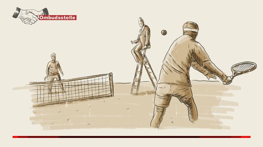 Bild von Ombudsfall: Tennis-Match bei Federers
