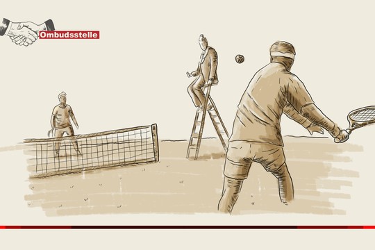 Bild von Ombudsfall: Tennis-Match bei Federers