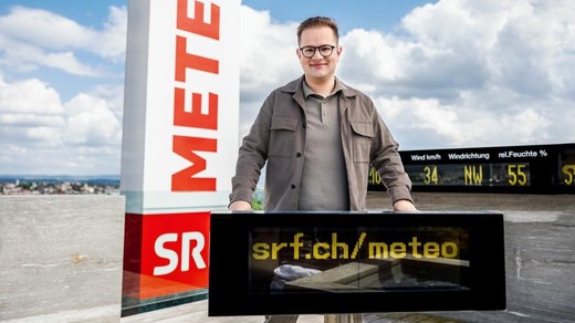 Bild von Simon Eschle moderiert neu die «Meteo»-Abendausgaben