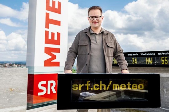 Bild von Simon Eschle moderiert neu die «Meteo»-Abendausgaben