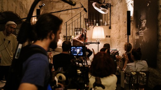 Bild von Behind the Scenes beim Dreh der Webserie «Nr. 47»