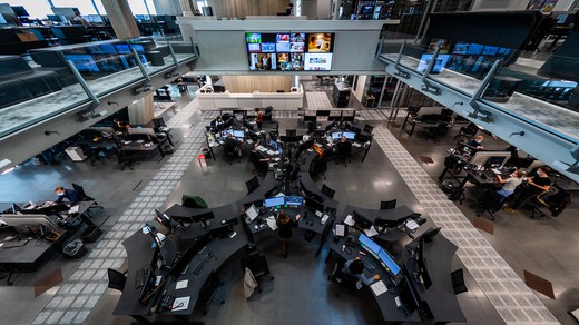 Bild von Neue Organisation im Newsroom steht