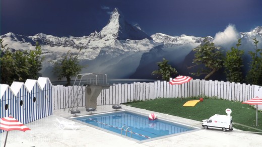 Bild von «Piep Pool»: Eine Vogelbadi im Livestream