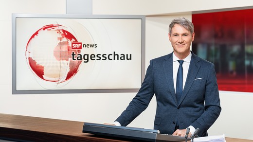 Bild von Franz Fischlin gibt Moderation der «Tagesschau» ab