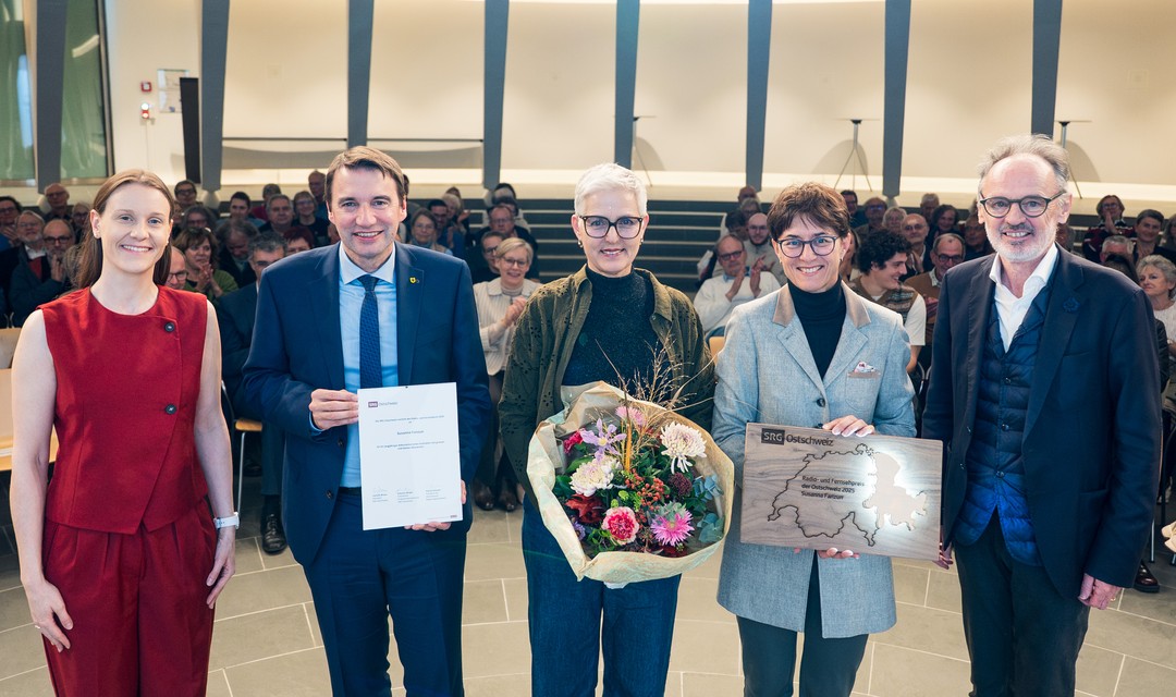 Bild von Radio- und Fernsehpreis der Ostschweiz 2025 an Bündner Dokumentarfilmerin Susanna Fanzun
