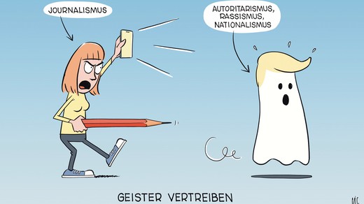 Bild von Populismus und seine Geister