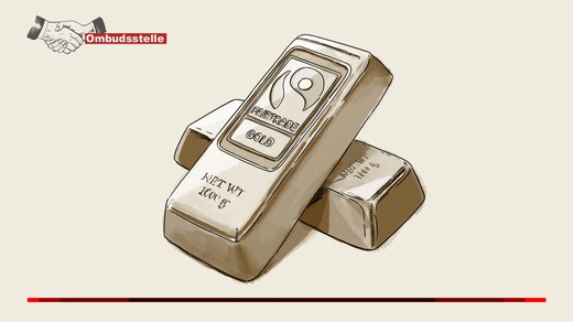 Bild von Sachgerechter «Tagesschau»-Beitrag über faires Gold