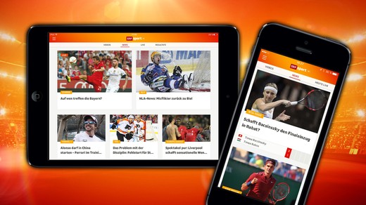 Bild von Neue SRF Sport App