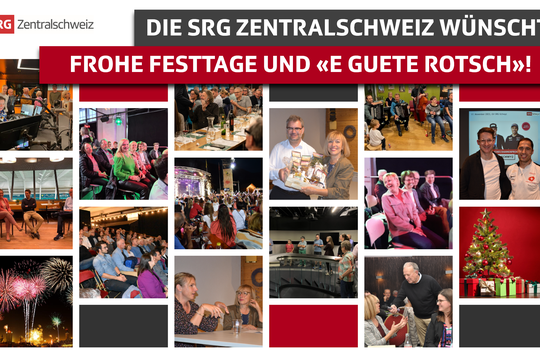 Bild von (Video) Die SRG Zentralschweiz wünscht Ihnen frohe Festtage und «e guete Rutsch»!