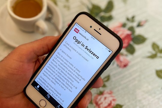 Bild von «SWI plus»-App neu auch auf Italienisch