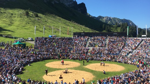 Bild von Zu Gast an der «Schwägalp Schwinget»