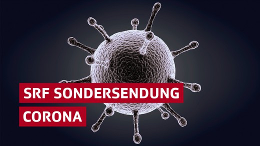 Bild von Corona-Sondersendung am Donnerstag auf SRF 1