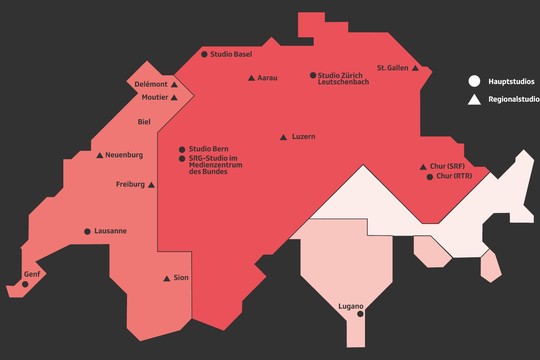 Bild von Eine Medienabgabe, vier Sprachregionen