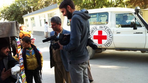 Bild von Als Videojournalist für IKRK-Serie im Einsatz