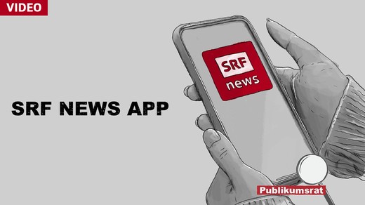 Bild von Im Fokus des Publikumsrats: die SRF News App