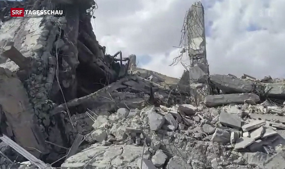 Gebäudetrümmer in Syrien