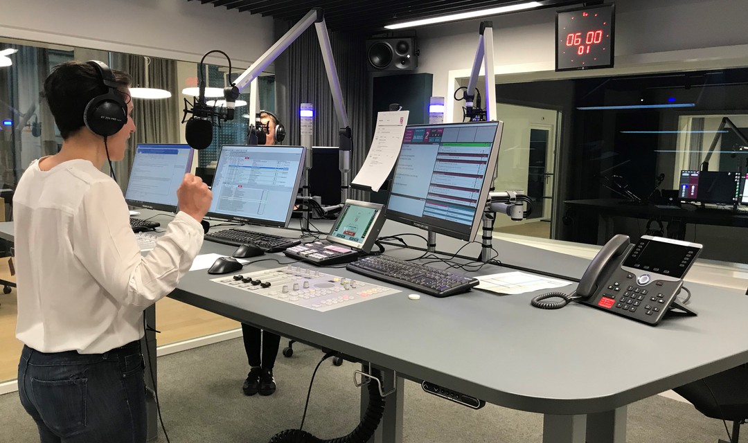 Das neue Radiostudio in Basel im Meret Oppenheim Haus