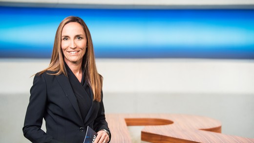 Bild von «Rundschau»: Nicole Frank vertritt Sandro Brotz