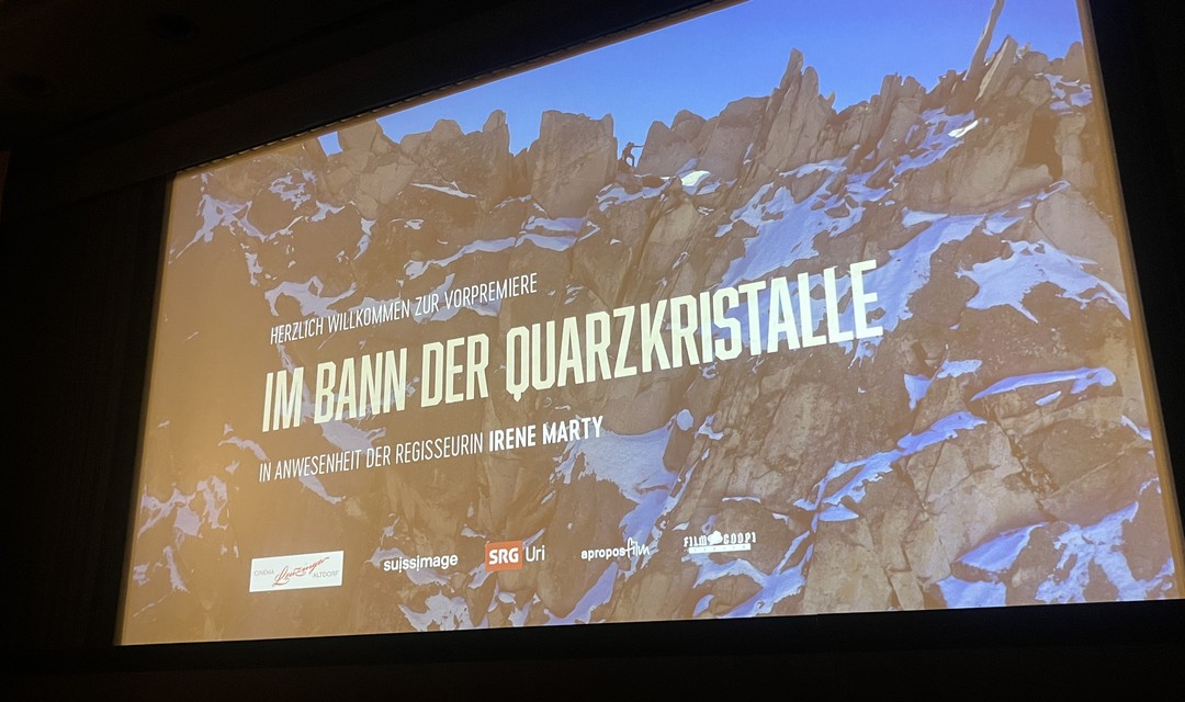 Bild von «Im Bann der Quarzkristalle» - Erfolgreiche Kino-Vorpremiere in Altdorf