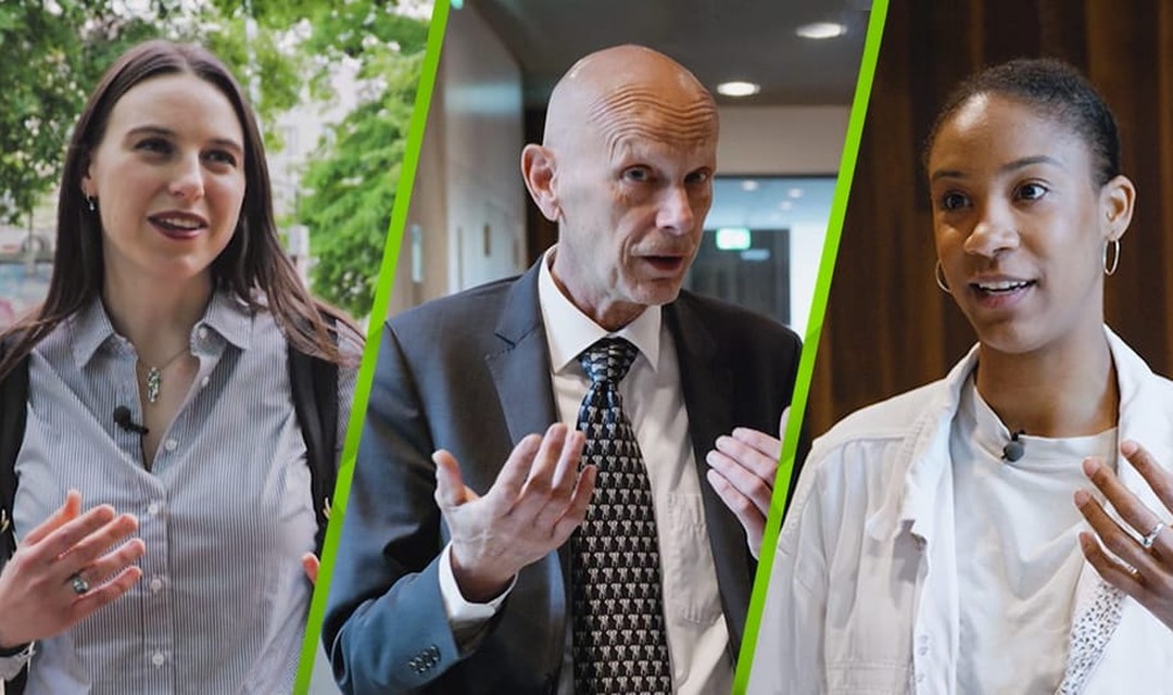 Epidemiologin Emma Hodcroft, Daniel Koch vom Bundesamt für Gesundheit und «Unzipped»-Host Lena